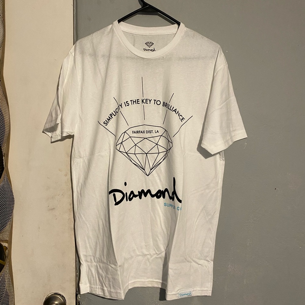 Large White Diamond tee